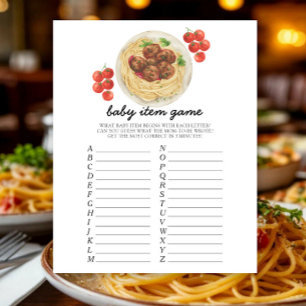 Köttbullar Baby Artikel Spel. Baby Shower Spel