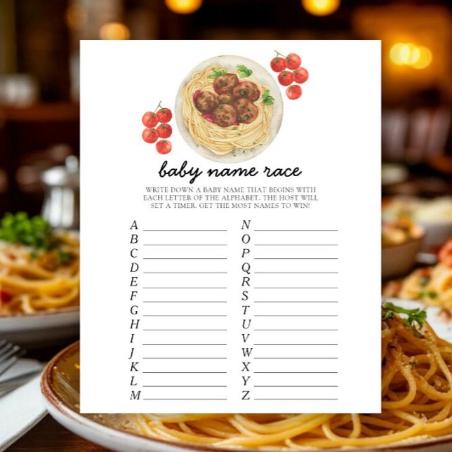 Köttbullar - Spel för baby namntävling (Skapare uppladdad)