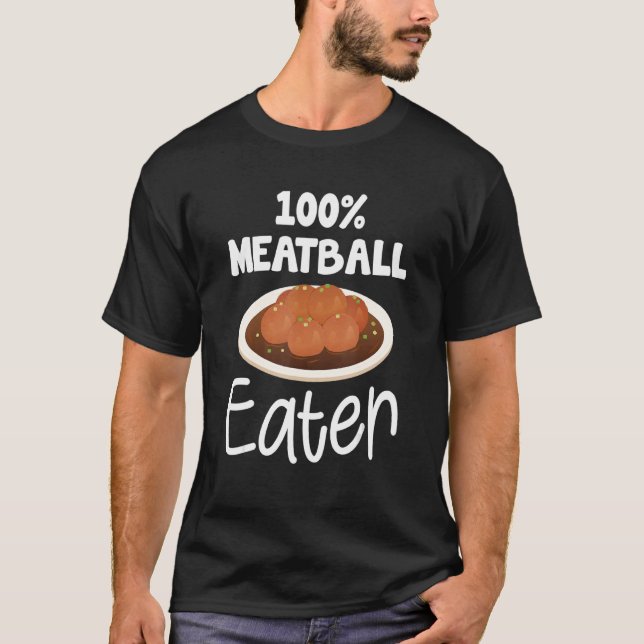 Köttbulle    Köttbulle Recept Köttbulle Mat T Shirt (Framsida)