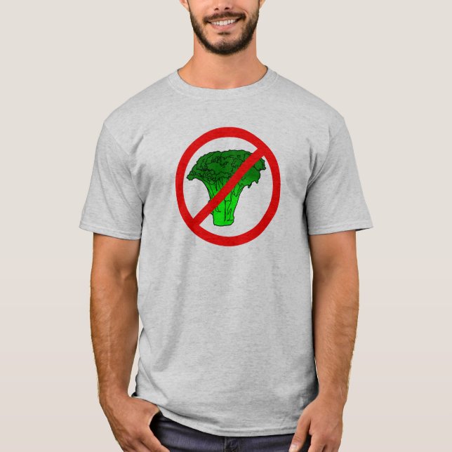 KöttEater - ingen broccoli Tee Shirt (Framsida)