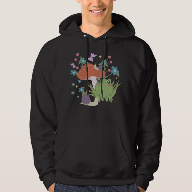 kottecorgroda svampar hoodie (Framsida)