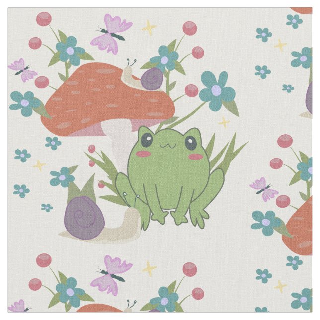 kottecorgroda svampar tyg (Närbild)