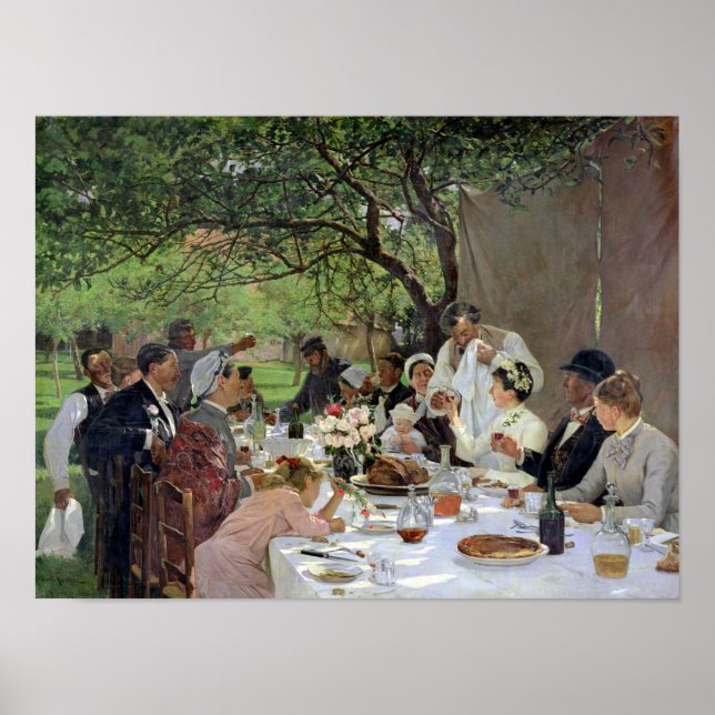 Köttet Bröllop i Yport, 1886 Poster (Framsidan)
