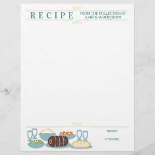Köttets viktigaste matlagningsrecept, letterhead