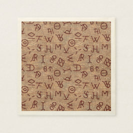 Köttmärken på Wood Pappersservett