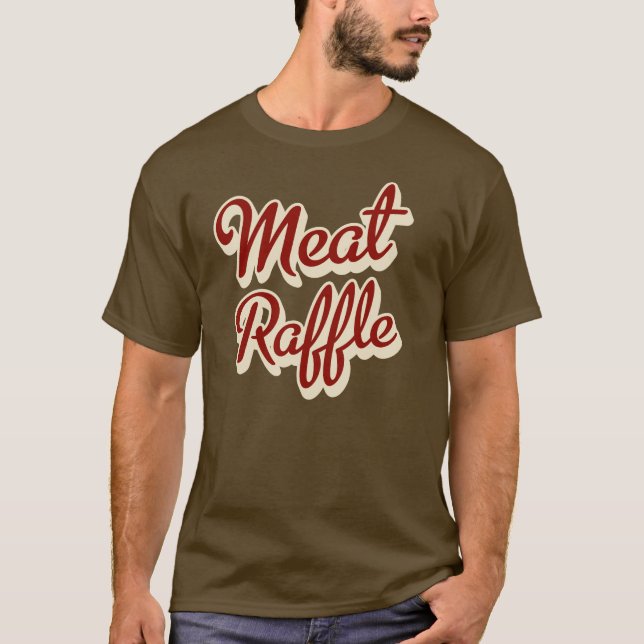 KöttRaffleutslagsplats Tee Shirt (Framsida)