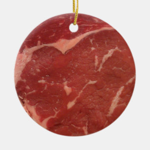 Köttstruktur Julgransprydnad Keramik