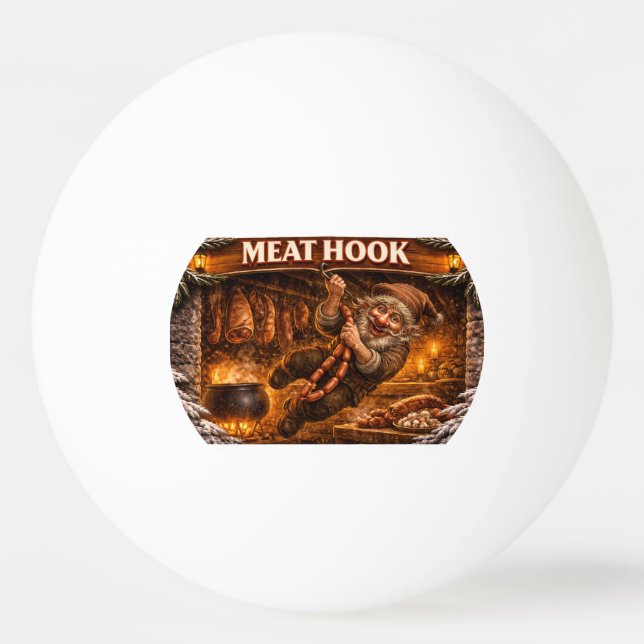 Köttur Grýla julpojke Pingisboll (Framsidan)