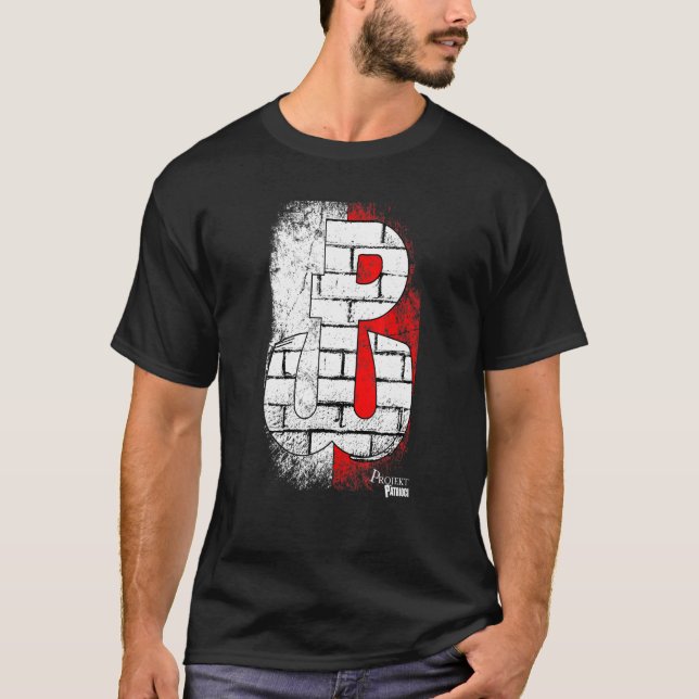 Kotwica Polska Walczaca Polska Krig T Shirt (Framsida)