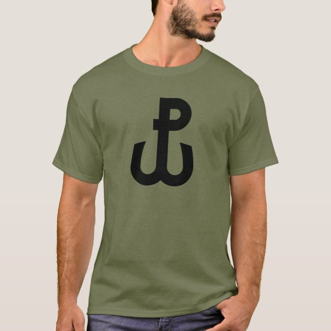 Kotwica Symbol T Shirt (Framsida)
