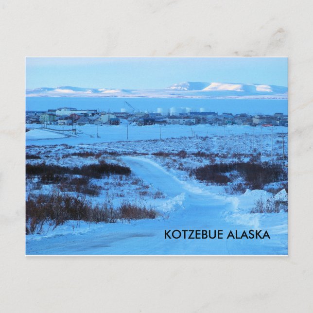 kotzebue alaska vykort (Framsida)