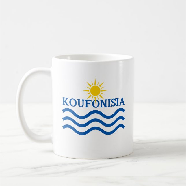 KOUFONISIEN Grekland, Sol Vinkarare Kaffemugg (Vänster)