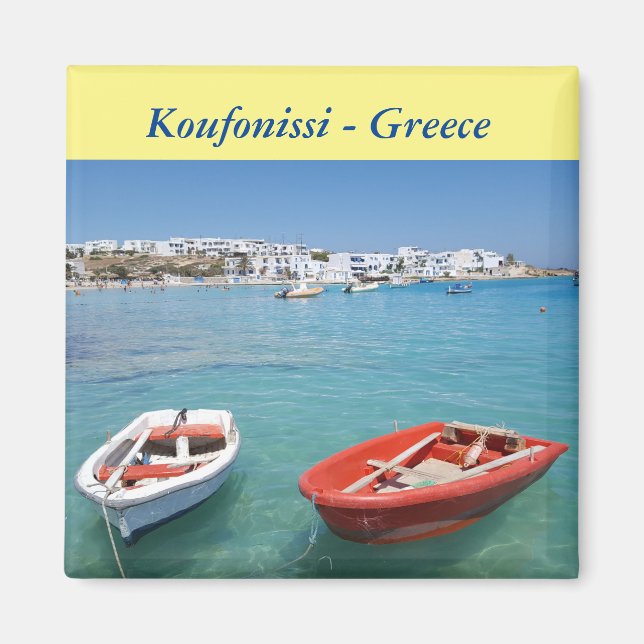 Koufonissi - Grekland Magnet (Framsidan)