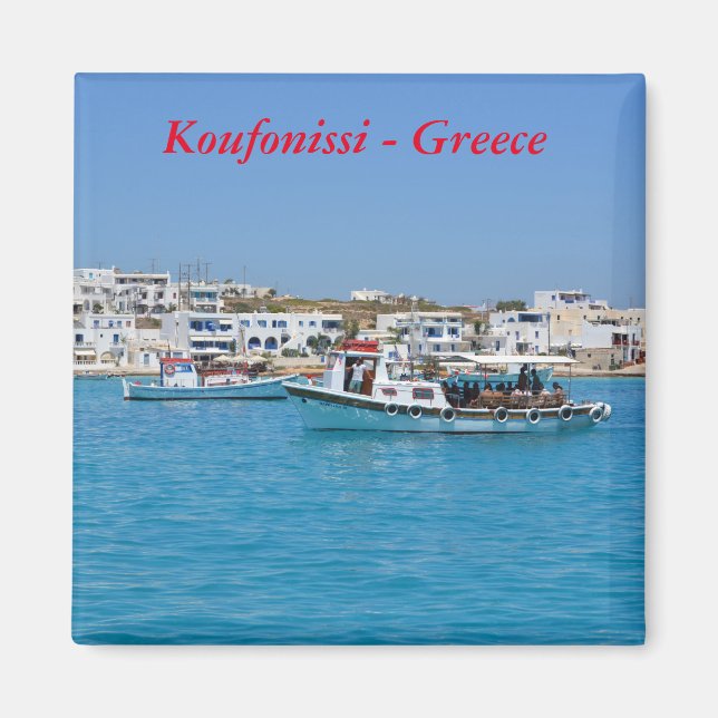 Koufonissi - Grekland Magnet (Framsidan)