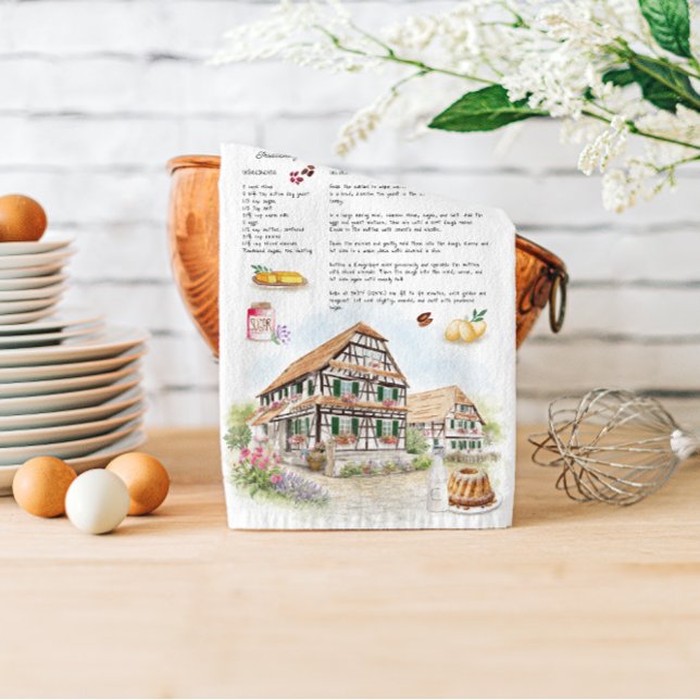 Kougelhopf d'Alsace | Fransk recept kökshandduk (Skapare uppladdad)