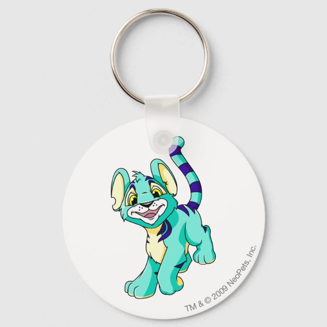 Kougra Blue Nyckelring (Framsida)