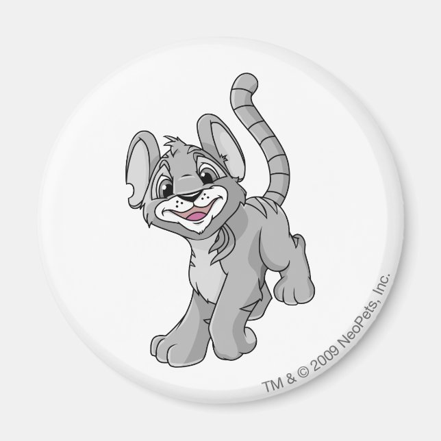 Kougra Silver Magnet (Framsidan)