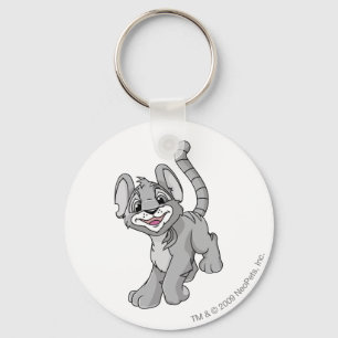 Kougra silver nyckelring
