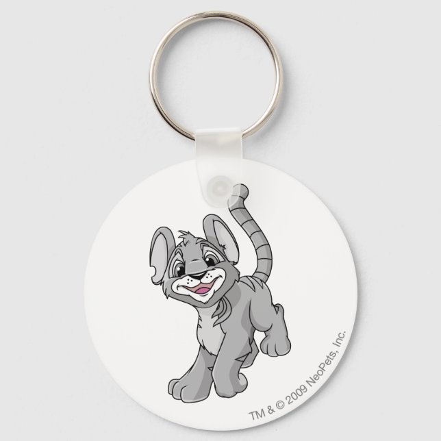 Kougra Silver Nyckelring (Framsida)
