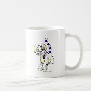 Kougra vit kaffemugg