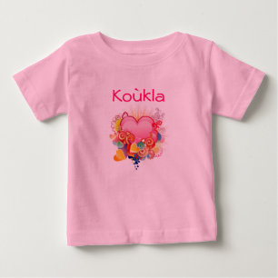 Koukla Retro-Hjärta-Design Tröja