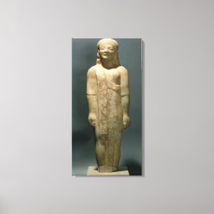 Kouros Dionysermos, grekiska, Archaic Period, c.60 Canvastryck