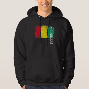 Kouroussa Guineas Flagga för Guineans Manar Women Hoodie