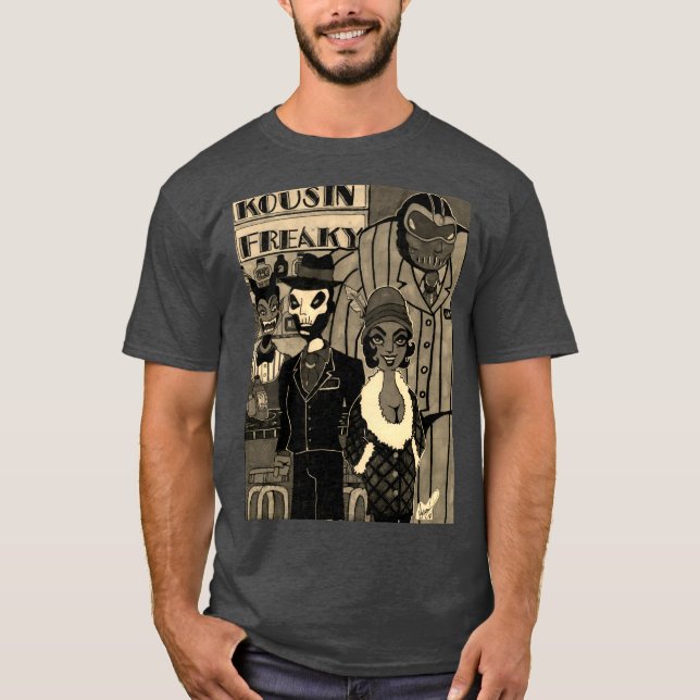 Kousin Freaky 1930s T-Shirt (Framsida)