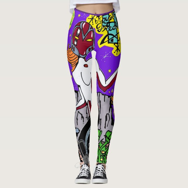 Kousin Freaky Noel Space Leggings (Framsida)
