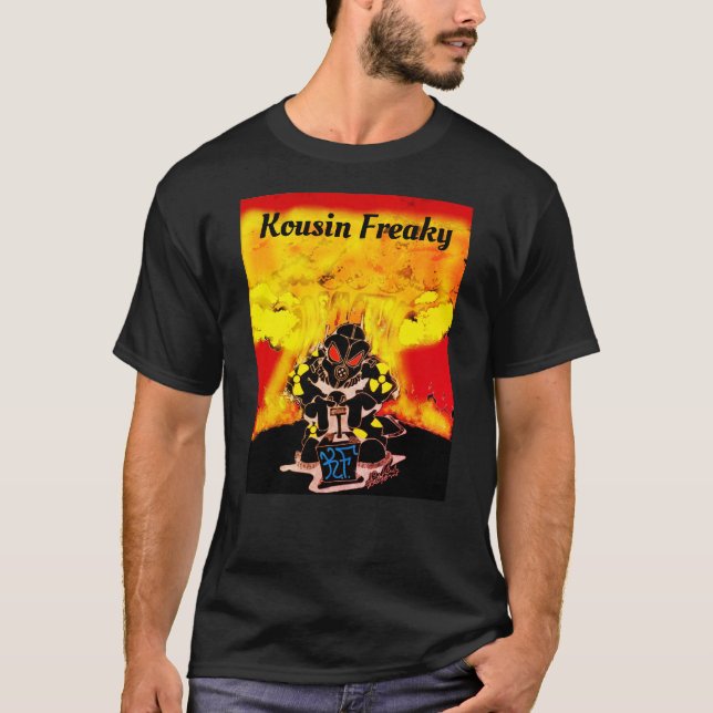 Kousin Freaky Nuclear T Shirt (Framsida)