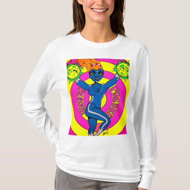 Kousin Freaky Trippy T Shirt (Framsida)