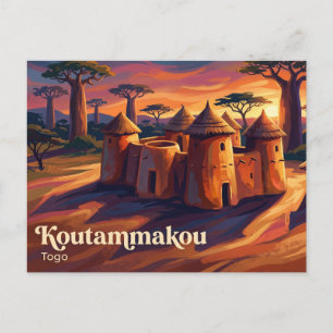 Koutammakou (Batammaribas land) Togo Vykort
