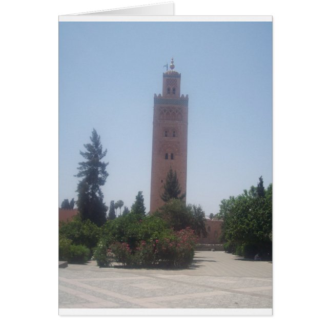 Koutoubia Hälsningskort (Framsidan)