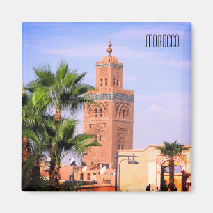 koutoubia moské morocco magnet