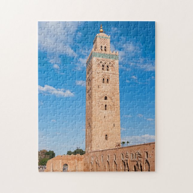 Koutoubia-moskén - Marrakech, Marocko Pussel (Vertikal)