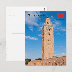 Koutoubia-moskén - Marrakech, Marocko Vykort