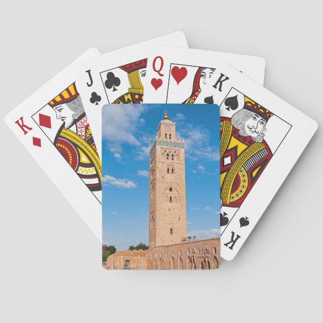 Koutoubia Mosque - Marrakech, Marocko Casinokort (Baksidan)