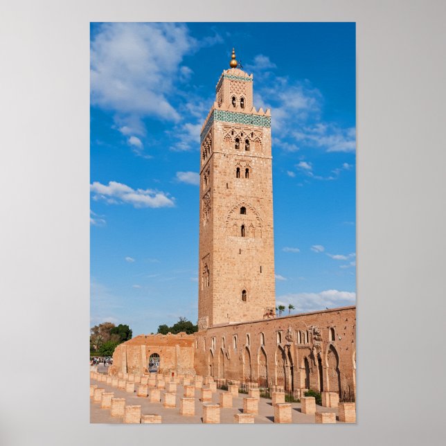 Koutoubia Mosque - Marrakech, Marocko Poster (Framsidan)