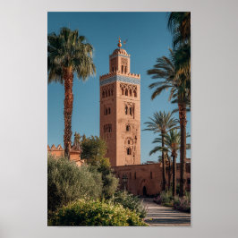 Koutoubia Mosque Marrakech - Moroccan Architectura Poster