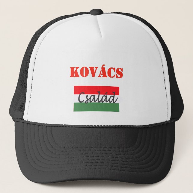 Kovacs csalad truckerkeps (Framsida)