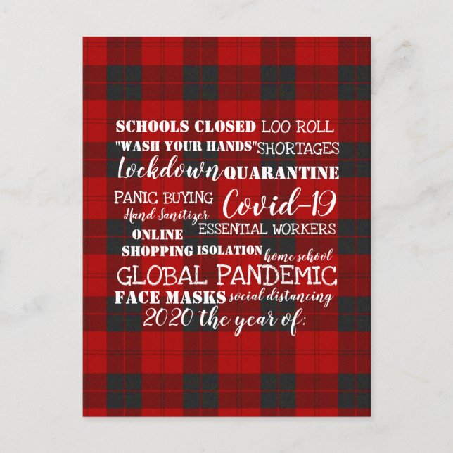 kovid-19 2020 vykort (Framsida)