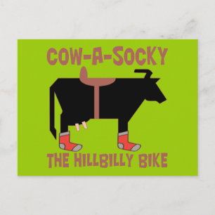 Kow A Socky Vykort