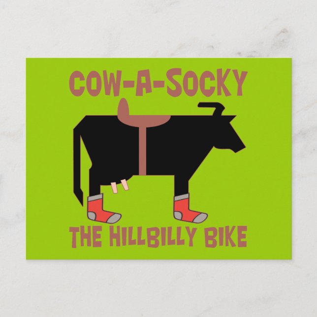 Kow A Socky Vykort (Framsida)