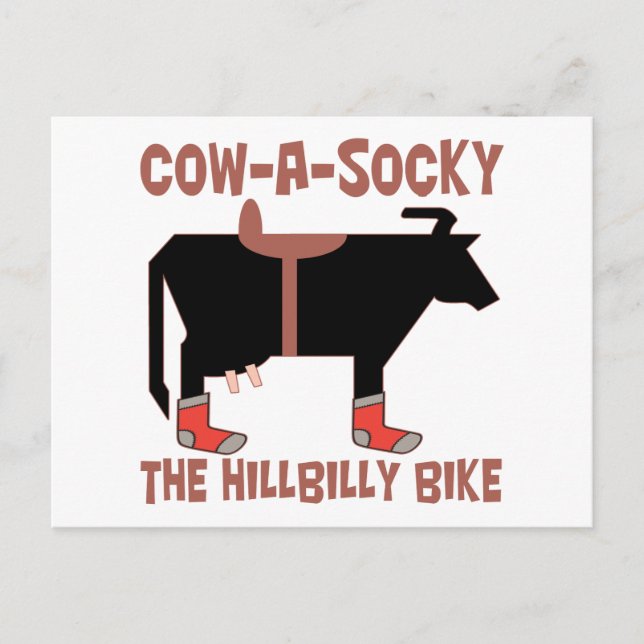 Kow A Socky Vykort (Framsida)