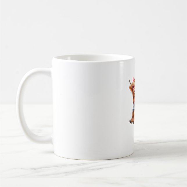 Kow Älskare, bara en flicka som Kärlek höglandet p Kaffemugg (Vänster)