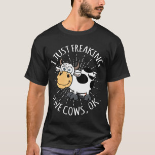 Kow Älskare - jag ska bara frysa Kärlek-kor. T Shirt
