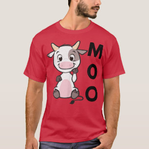 Kow Älskare Land Life Farmer Animal Moo Baby Cow T Shirt
