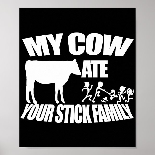 Kow Ate Your Stick Family Poster (Framsidan)