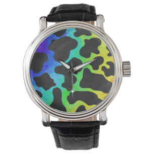 Kow Black and Rainbow Gifts Armbandsur