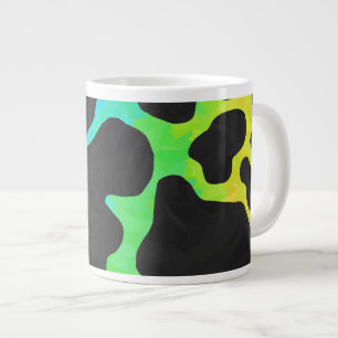 Kow Black and Rainbow Gifts Jumbo Mugg